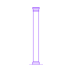 Buildings Stone Columns Roman Tuscan Straight Smooth Large Sketch Svg Vector, Free Vectors File